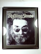 Framed Rolling Stone Magazine Cover Of Jerry Garcia