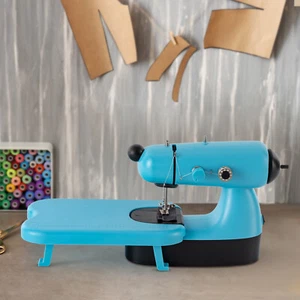 Mini Tragbar Nähmaschine +Led Licht Elektrisch Anfänger Handnähmaschine Stich - Bild 1 von 15