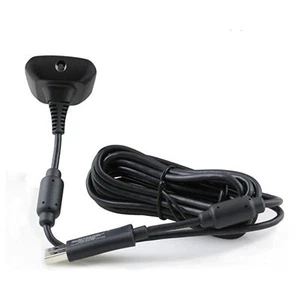 Cable controlador OEM Xbox 360 cable de reproducción y carga Microsoft muy bueno 2Z - Imagen 1 de 3