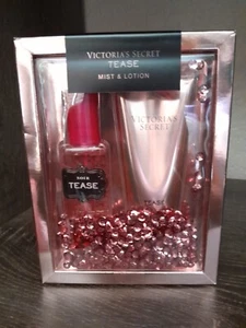 VICTORIA'S SECRET NOIR TEASE 2.5 oz TRAVEL FRAGRANCE MIST & 3.4 LOTION GIFTSET - Picture 1 of 3