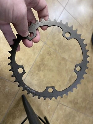 FSA Chainring 42T 130BCD Titanium Color, Non-ramped - Image 1 of 2