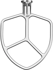 Stainless Steel Flat Beater for KitchenAid 5qt-6qt Bowl-Lift Stand Mixer,... - Picture 1 of 7