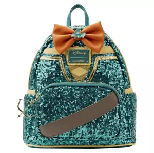 Loungefly x Disney BRAVE Princess Merida Sequin Mini Backpack - Picture 1 of 3