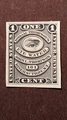 U.S. Private Die Revenue stamp #RS242p(3) proof - Image 1 of 2