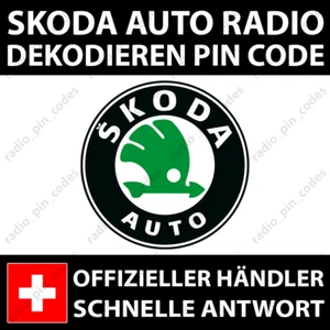 SKODA RADIO DEKODIEREN PIN CODE CITIGO RAPID ROOMSTER YETI RHAPSODY SYMPHONY - Bild 1 von 4