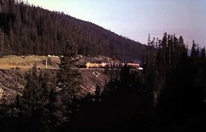 Original Dia - 1963 - Denver & Rio Grande Western Railroad Train & Carriages - Bild 1 von 1
