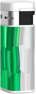 Triple Torch Lighter, Art by Charlie Turano III, One Nation Series, Italy Flag - Picture 1 of 1