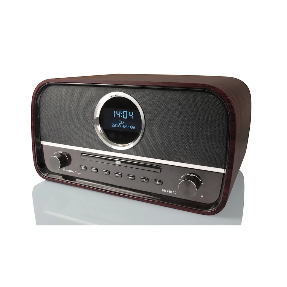 B-Ware 27790 Albrecht DR 790 Digitalradio + UKW & CD Holzgehäuse X - Bild 1 von 1