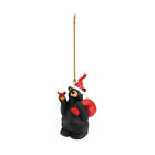 Black Bear Christmas Ornament "St. Nick" by Jeff Fleming, Bearfoots collection