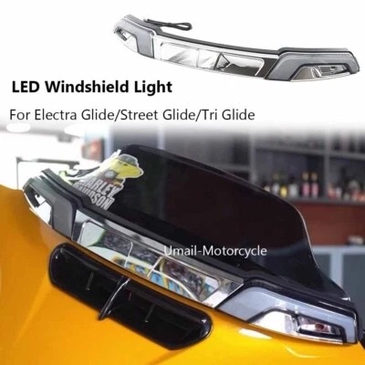 Светодиодные указатели поворота на лобовое стекло для Harley Electra Glide Classic низкие FLHTCUL - Изображение 1 из 4