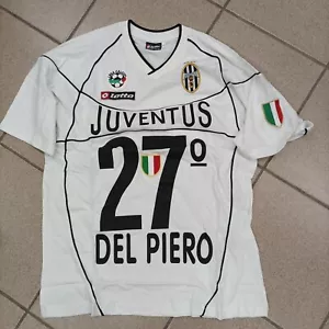 Maglia Celebrativa Juventus 27 Scudetti Del Piero Prodotta Lotto 2003 XL - Bild 1 von 8