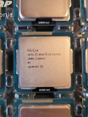 CPU de cuatro núcleos Intel Xeon E3-1275V2 E3-1275 V2 SR0PA 3,5 GHz * km Foto 1 de 2