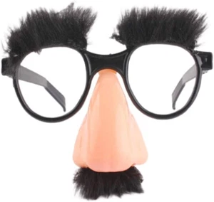 Disguise Glasses with Funny Nose Halloween Costume Party Eye Glasses Eyeglasses - Picture 1 of 12