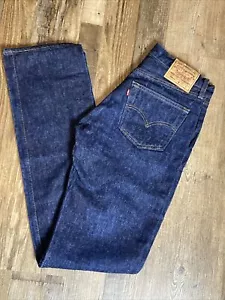 Jeans vintage Levi's 501 blu 31 x 37 tinto in filato made in USA - Foto 1 di 16