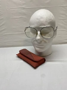 Tura Teal/blue Tortoise Oversized Retro Eyeglasses Made In Japan With Case - Picture 1 of 8