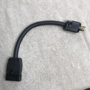 Edison Male to Stage Pin Female Adapter 600V Power Cable 1 ft - Picture 1 of 7