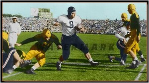 CHICAGO BEARS v GREEN BAY PACKERS 1940 Bill Osmanski  (comes in 2 sizes) 