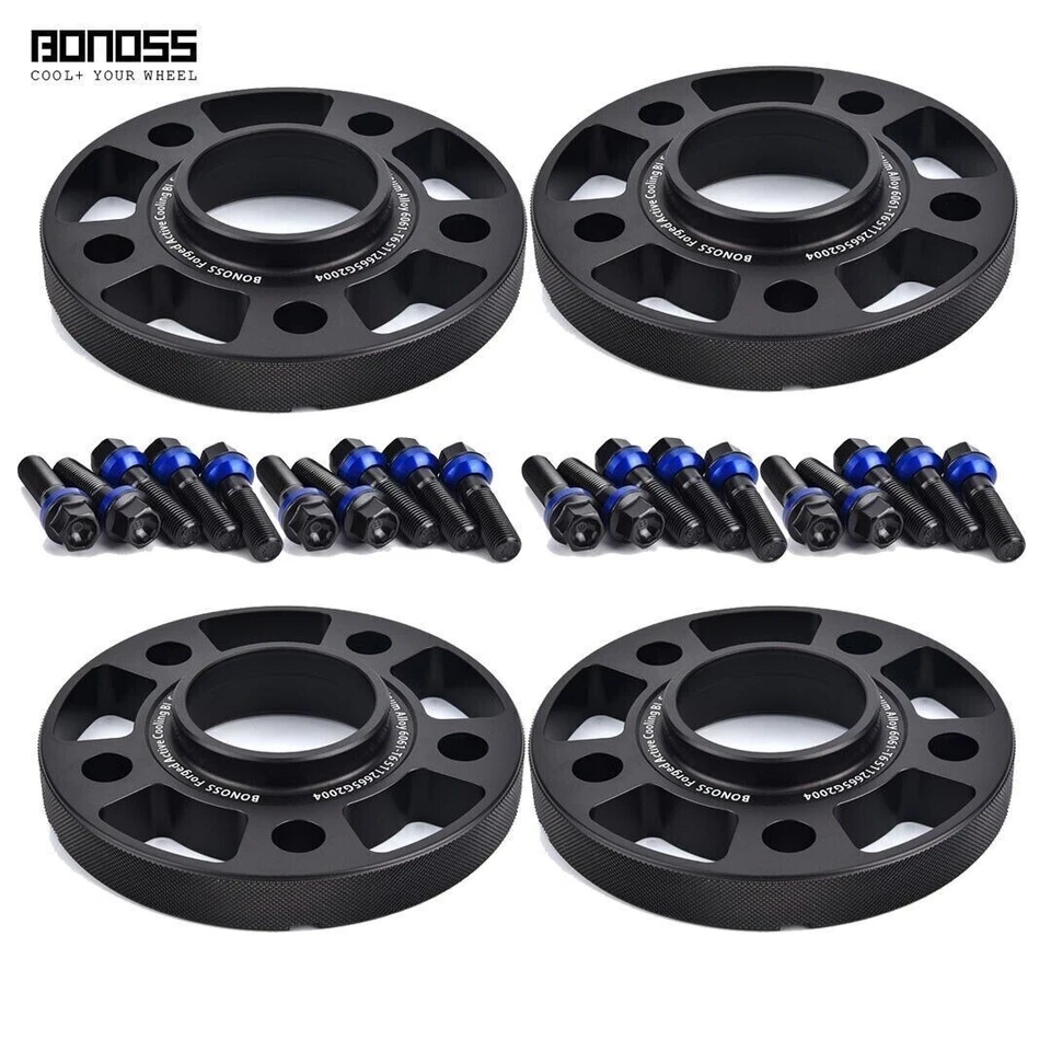 BONOSS 4 20mm 5x112 Hub 66.5 Wheel Spacers for Mercedes Benz CLS-CLASS AMG - Image 1 of 4