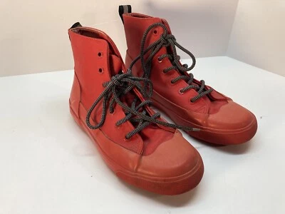 Hunter for Target Canvas Dipped Red Ankle Rain Boots Sneakers Men 6 Women 8 - Image 1 of 4