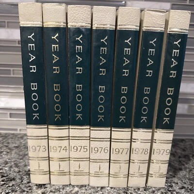 The World Book 📚 Encyclopedia Yearbooks 1973-1979 Total 7 Books Volumes VG+++ - Image 1 of 4