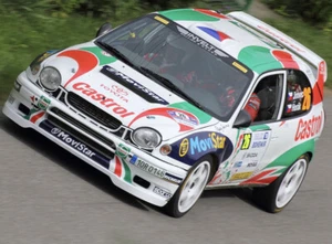 Toyota Corolla rally  1/10 fits tamiya  Yokomo Mr4 hpi kyosho 190mm - Picture 1 of 5