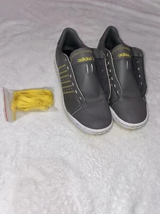ADIDAS Adiwear Traxion Mens Gray Yellow Athletic Golf Shoes EMG 004002 Size 5 - Picture 1 of 7