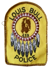 Parches: PARCHE POLICÍA CANADÁ LOUIS BULL 439 (NUEVO* apx.10x7 cm) - Imagen 1 de 2