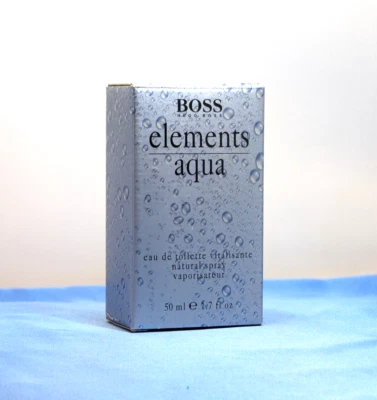 Hugo Boss Elements Aqua EDT HOMBRES 50 ml 1,7 OZ DESCONTINUADO RARO Foto 1 de 3