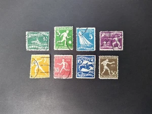 Netherlands 1928 - Olympics Amsterdam (complete set) - beautiful used stamps - Picture 1 of 2
