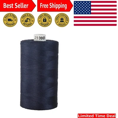 Hilo 100 % algodón - 1200 yardas azul marino, perfecto para acolchar y hacer manualidades Foto 1 de 2