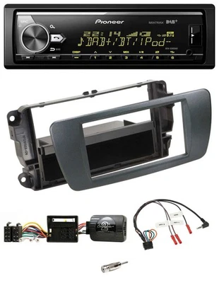 Pioneer Bluetooth USB DAB Lenkrad Autoradio für Seat Ibiza azabacheschwarz - Bild 1 von 4