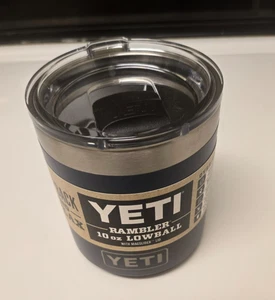 Yeti Rambler 10 Oz Lowball Navy Blue Vacuum Insulated with Magslider Lid New - Bild 1 von 6
