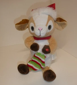 Gemmy Christmas Animated Goat Santa "Most Wonderful Time of the Year" SIEHE VIDEO - Bild 1 von 15