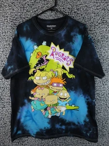Camiseta Rugrats Nickelodeon Para Hombre 2XL Calce Cuadrado Tie Dye Reptar Gótico Grunge Punk - Imagen 1 de 10