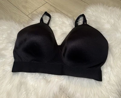 Bali 3458 One Smooth U Bounce Control Wire Free Bra Lined Womens 38DDD Black New - Image 1 of 4