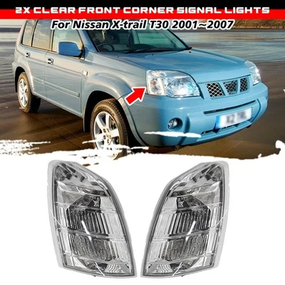 2x Left+Right Corner Indicator Lamps For Nissan X-trail T30 2001~2007 261358H70A - image 1 of 4