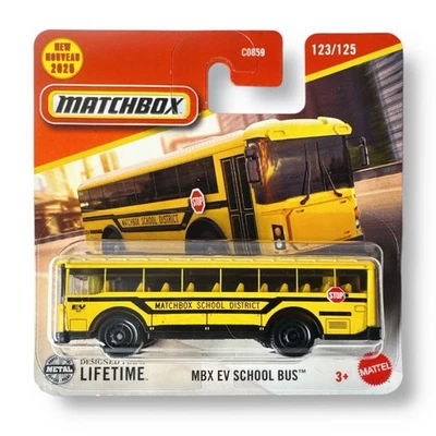 Matchbox - MBX EV School Bus - Gelb - 123/125 - MBX City 2025 - JBR31 - Bild 1 von 4