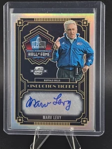 2023 Contenders Optic Football Induction Ticket Marv Levy /25  - Picture 1 of 3