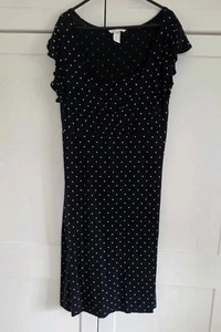 H&M Maternity/Breastfeeding Dress Nacy Dress Size Medium - Picture 1 of 5