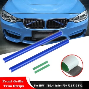 2pcs für BMW 1234 Serie Wassertank Rohr Dekoration Gitterstreifen F20 Blau - Bild 1 von 15