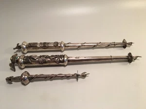 3 x Antike Tora - Zeiger / Jad / Judaica / Russisch  84 Zoltniki /  1786 - 1798 - Bild 1 von 20