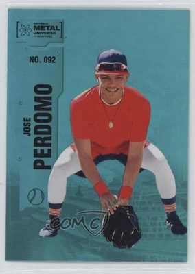 2022 Skybox Metal Universe Champions Aqua Jose Perdomo #092 - Image 1 of 2