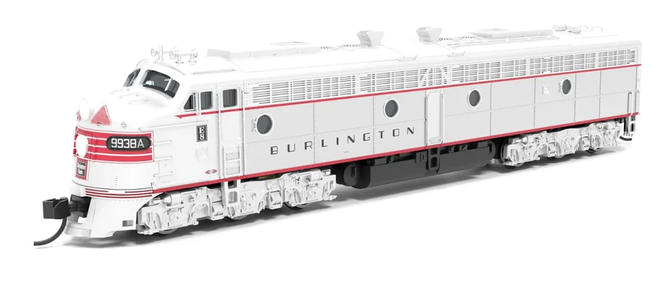 Broadway N 8816 EMD E8A, CB&Q 9938A, w/ Red Stripes, Paragon4 Sound/DC/DCC - Image 1 of 1
