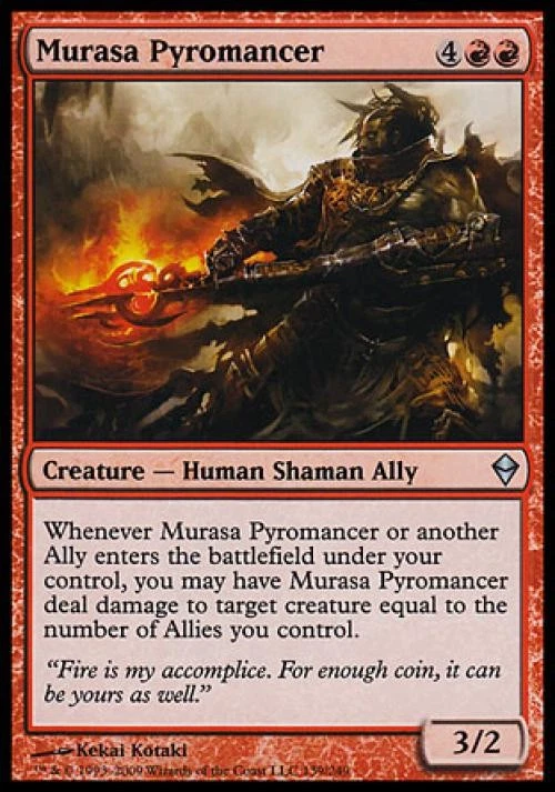 Murasa Pyromancer -Foil Medium Play MTG Zendikar - Image 1 of 1