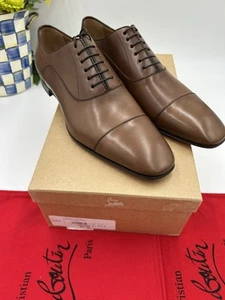 Men’s Christian Louboutin Greggo Calf Leather Oxford size 45.5 made in Italy - Picture 1 of 14