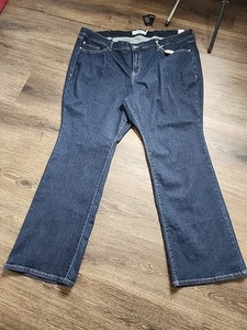 Torrid Denim First At Fit Relaxed Boot Dark Wash Jeans Plus Size 24R - Bild 1 von 3