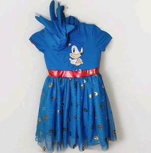 👗Sonic Hedgehog Boom Video Game Animal Fancy Dress Halloween Child 4/5 Costume - Picture 1 of 11