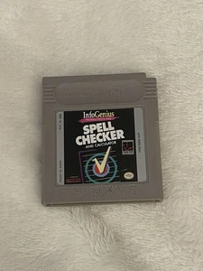 Nintendo Game Boy Info Genius Rechtschreibprüfung und Taschenrechner Original Getestet Spiel - Bild 1 von 2