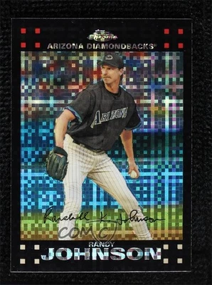 2007 Topps Chrome X-Fractor Randy Johnson #240 HOF - Imagem 1 de 3