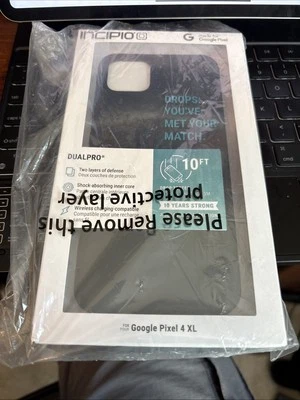 Incipio DualPro Series Dual Layer Case for Google Pixel 4 XL - Black - Image 1 of 3